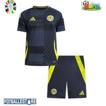 Skottland Hjemmedraktsett Barn EM 2024 Kortermet (+ Korte bukser)